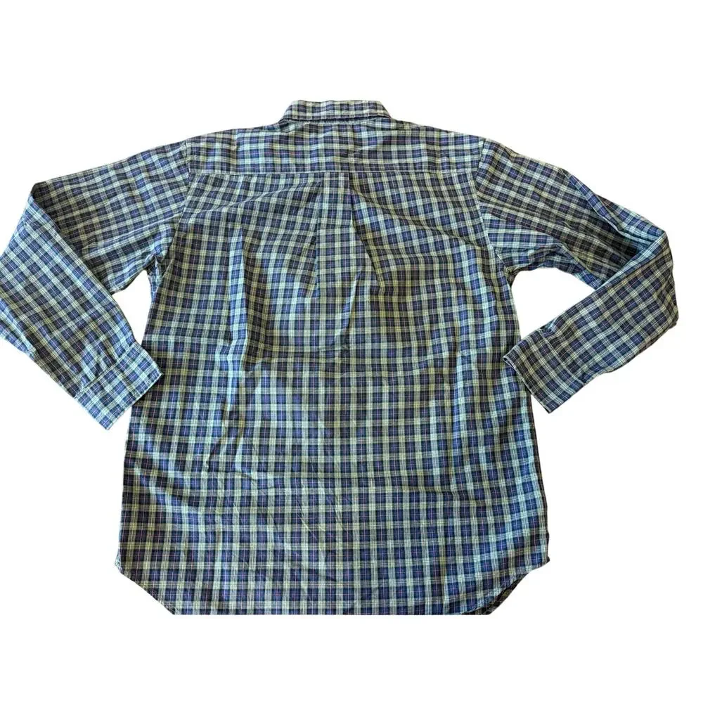 RALPH LAUREN Plaid Button Down Casual Shirt Kids Boys L 14 / 16 Classic